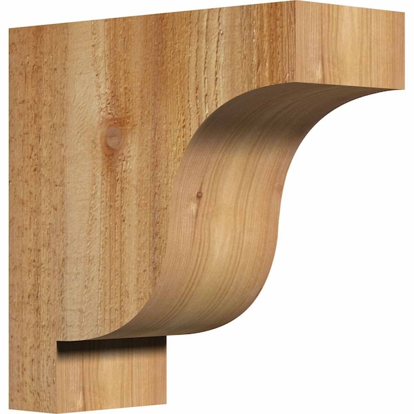 Ekena Millwork Newport Rough Sawn Corbel, Western Red Cedar, 4"W x 10"D x 10"H COR04X10X10NEW00RWR - main